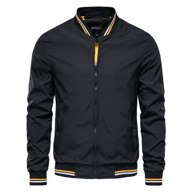 Wholesale custom logo Spring&Autumn Light Weight Jogging Tennis Golf Men Outdoor Casual Sports Varsity Jacket