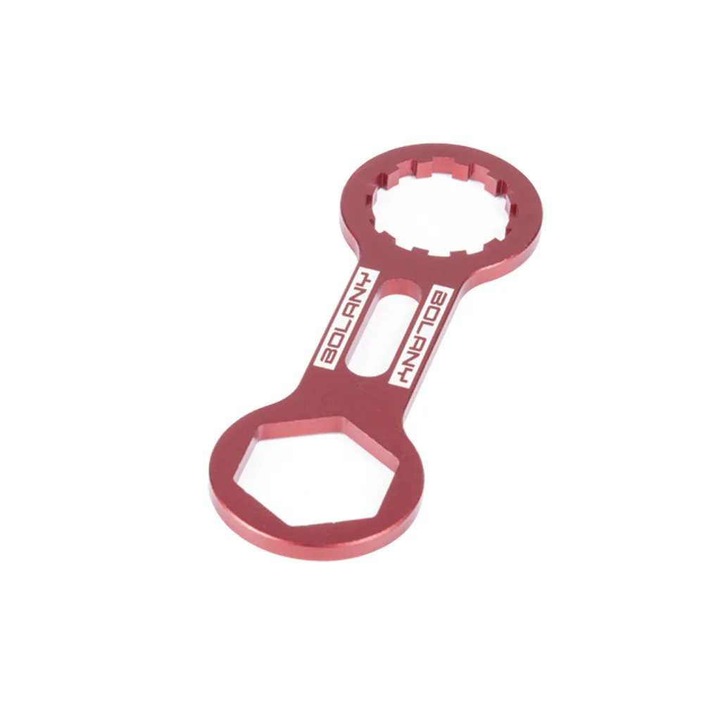 Mountain bike front fork crown cover wrench shock absorber air upper removal tool repair