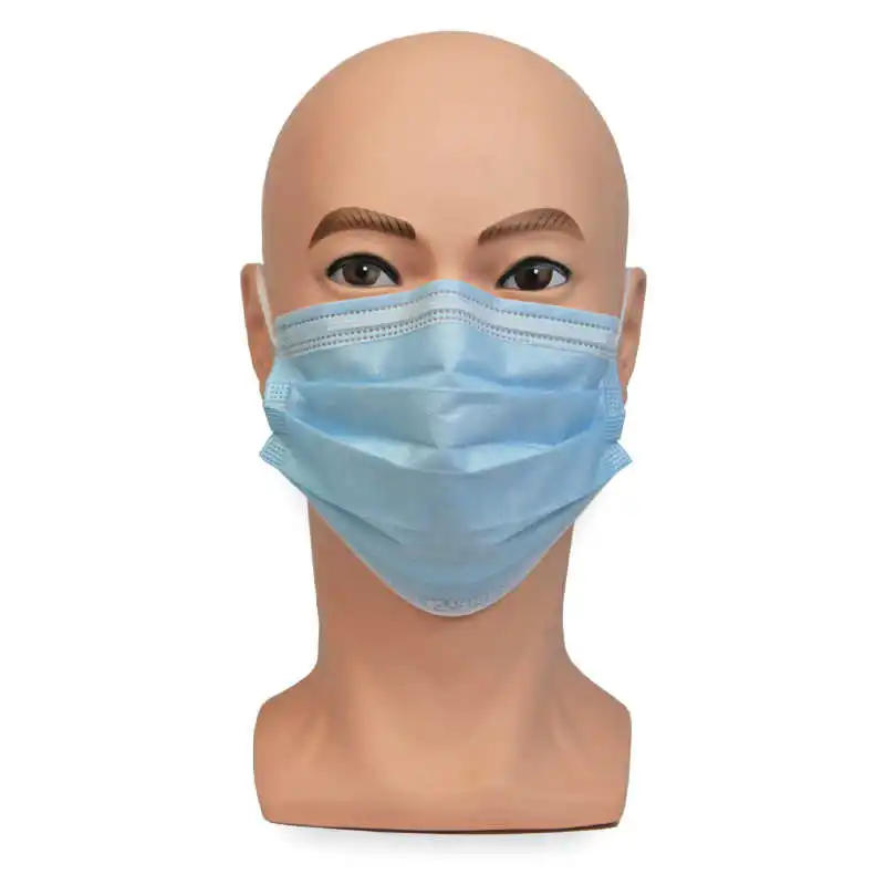 510K Manufacturer Top Quality OEM ASTM Level1 2 3 Wholesale Blue Earloop Surgical Medical Disposable Face Mask Mascarilla