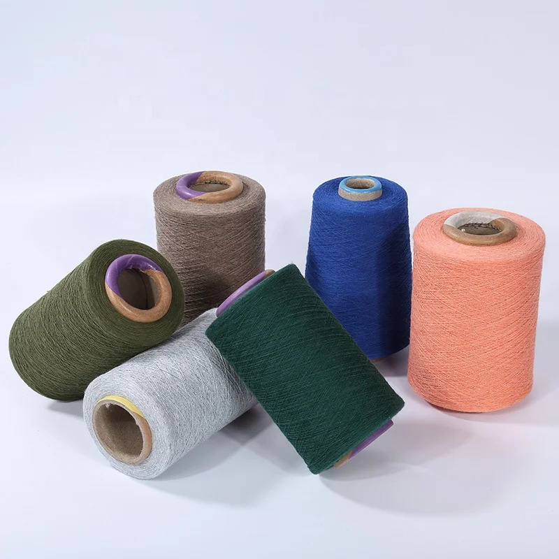 Big Capacity of Recycle Cotton Polyester Knitting Yarn