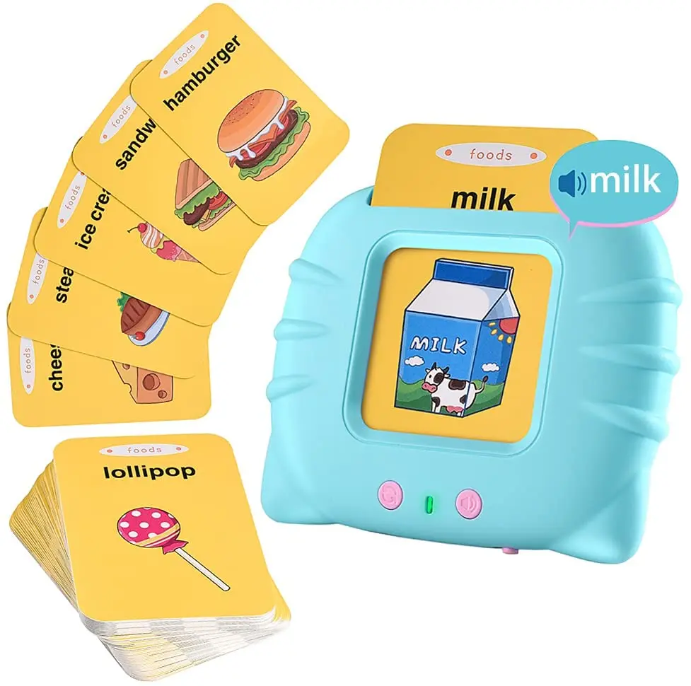 Talking Flash Cards Educational Toys for 2 3 4 Year Old Boys Girls