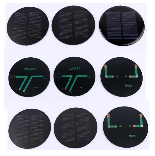 Customized 1w 2w 3w 5w 10w 15w 20w small solar panel epoxy mini solar panels 5V 12V 24V