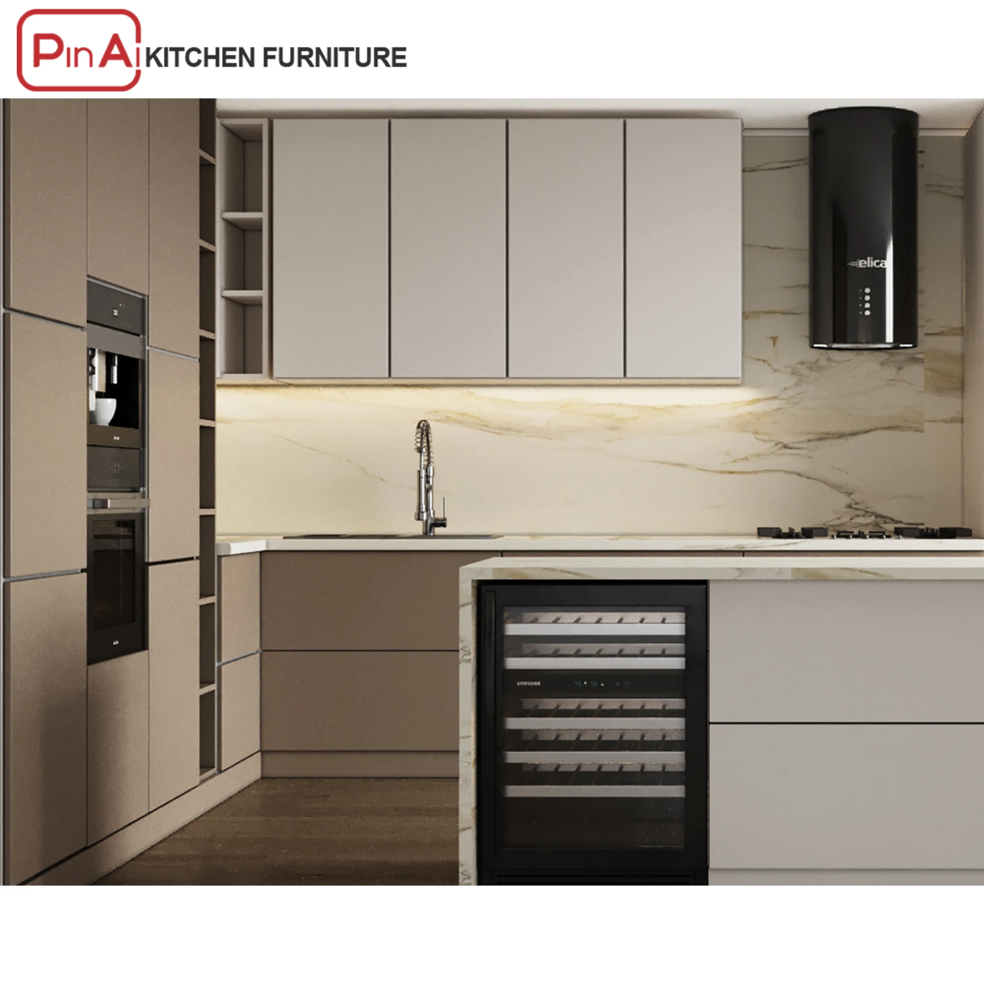 PINAI american lighting kitchen room furniture with sliding doors furniture kitchen