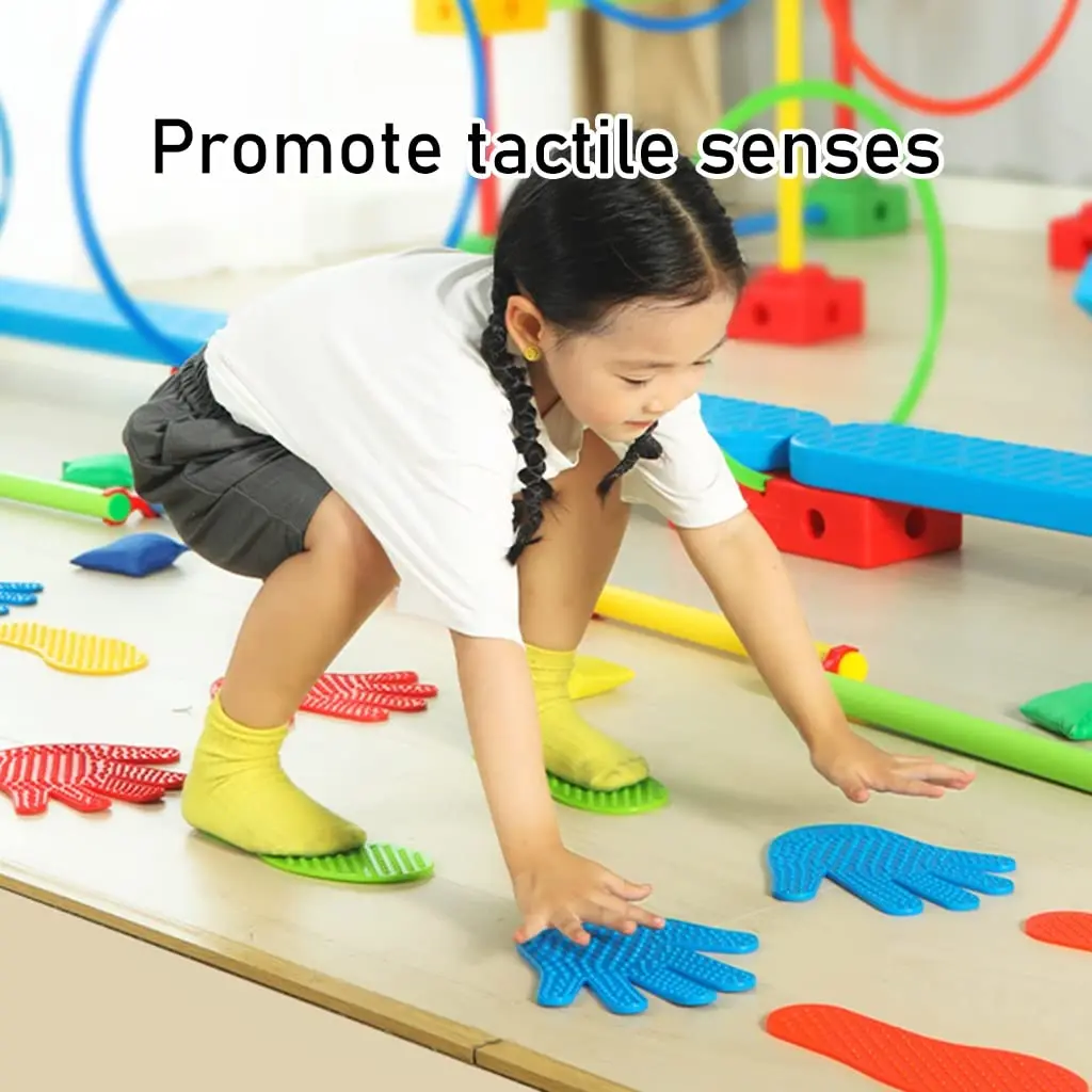 Kindergarten Coordinating Toys For Kids Balance Board & Agility Hoop Toy Combination Internal Sensory Integration Training Kit