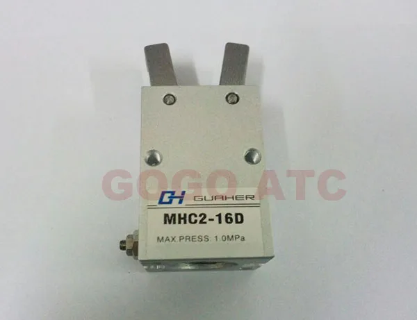 Single/double acting robot gripper bore 25mm MHC2-25D/S SMC type angular style aluminium clamps pneumatic cylinder manufacturers