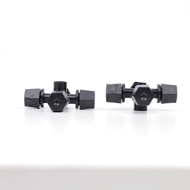 Four way mini drip fogger misting automatic water plastic impact spray low pressure nozzles micro jet water mist sprinkler