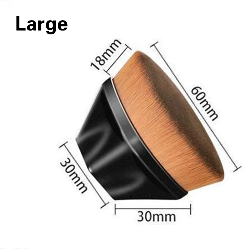2025 Professional Single Cosmetic Brush Foundation Magic Black Facial Number 55 Makeup Brush Foundation Brush For Blending