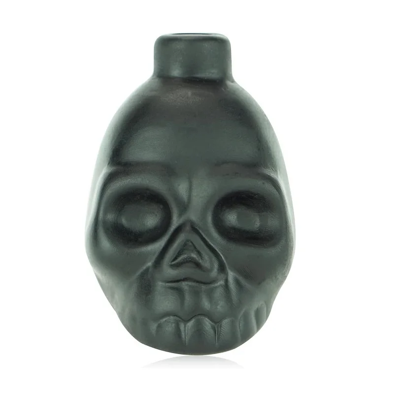 Ceramic black scream whistle aztec death screaming