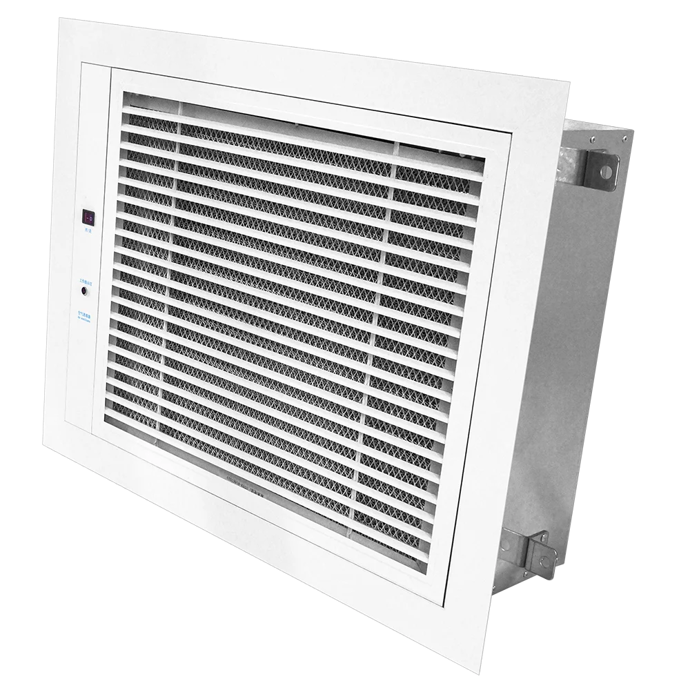 HVAC air purification device with uv light plasma module photocatalysis filter