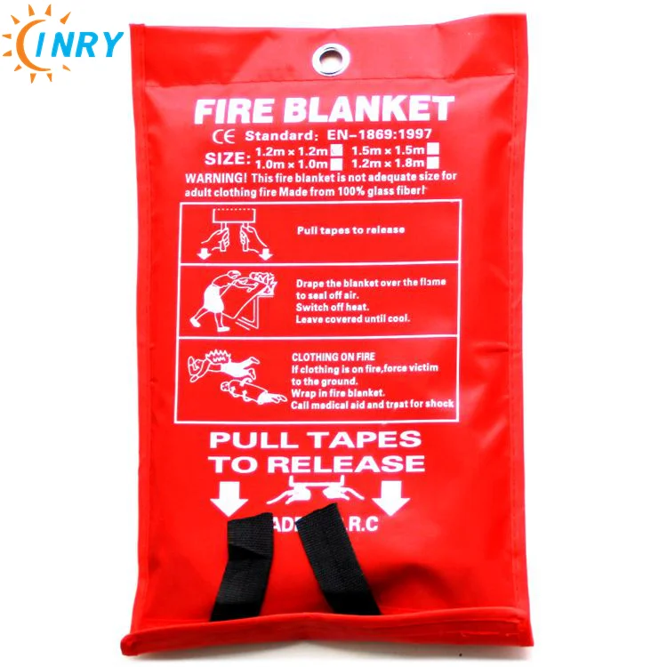 Heat Insulation 100% Fiberglass Asbestos Free Fire Blanket