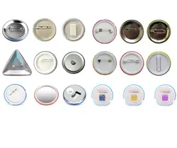 blank pin badge buttons for promotional