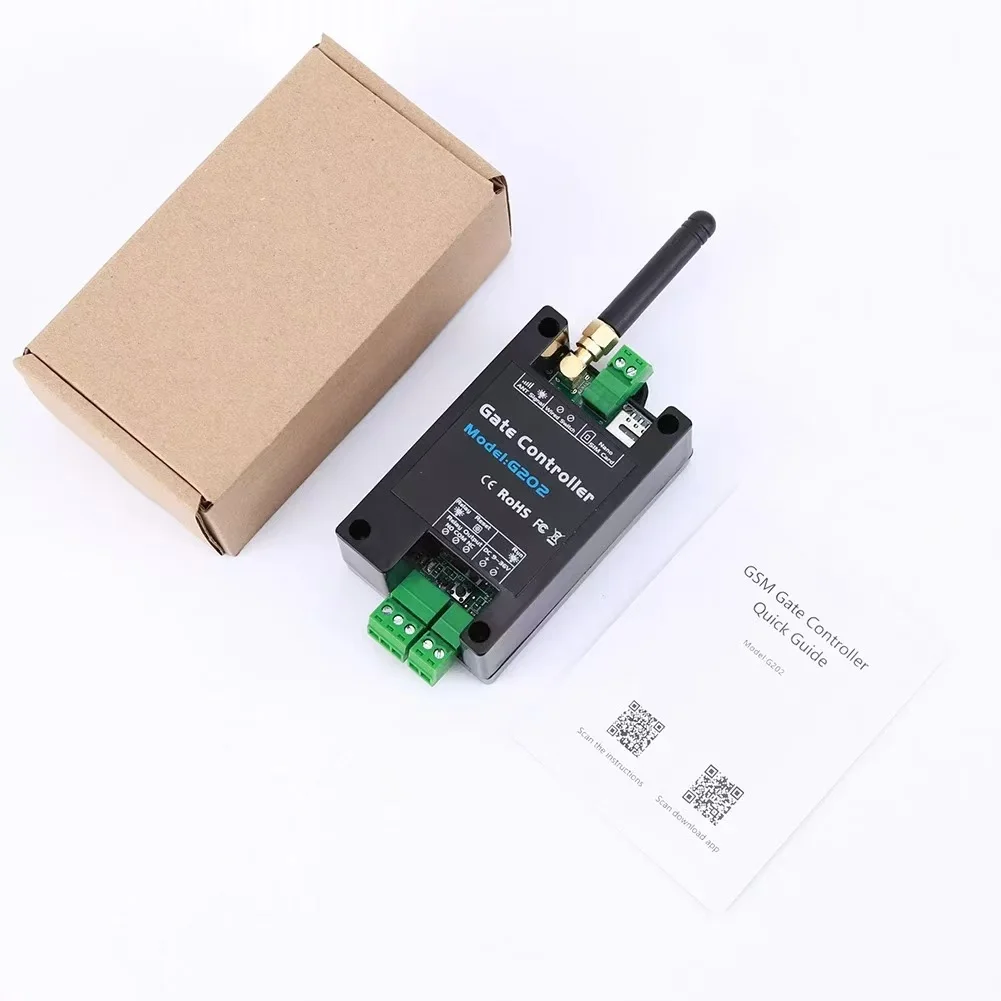 GSM G202 4G Control Switch Door Opener Relay Mobile Remote Access Control Controller