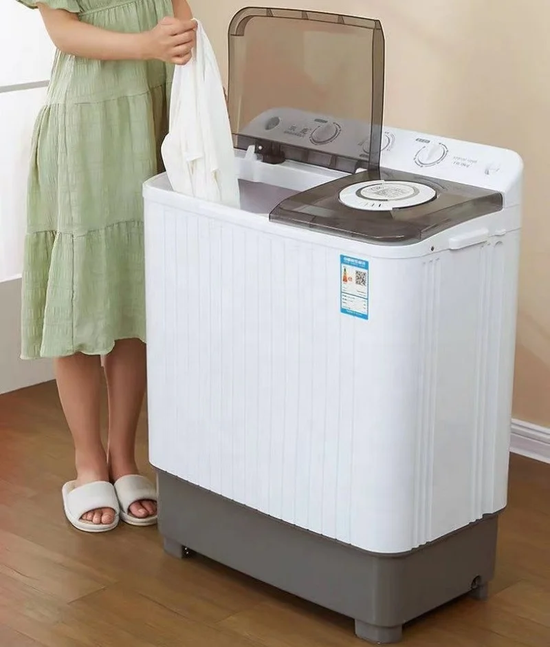 hot selling 10 kgs semi-auto twin tub electric washer  simple control common style washer