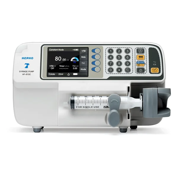 Высококачественный портативный умный ветеринарный шприцевой насос с звуковизуальной сигнализацией