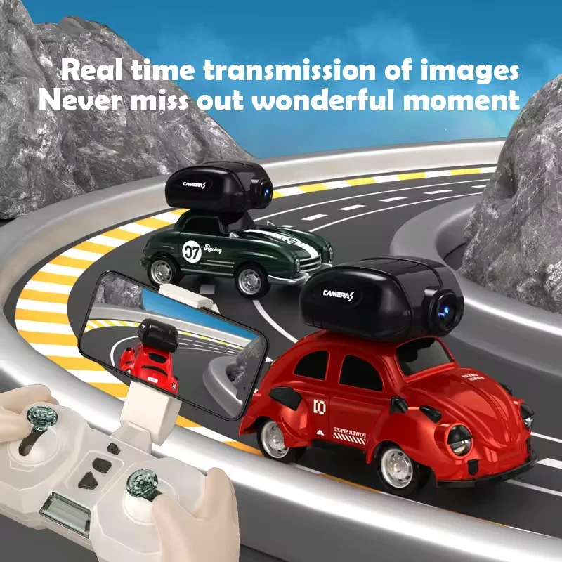 Hot sale 4 Color 2.4 Ghz Radio Control Mini Alloy 4 CH RC Car Remote Control Lighting Detachable Car with camera