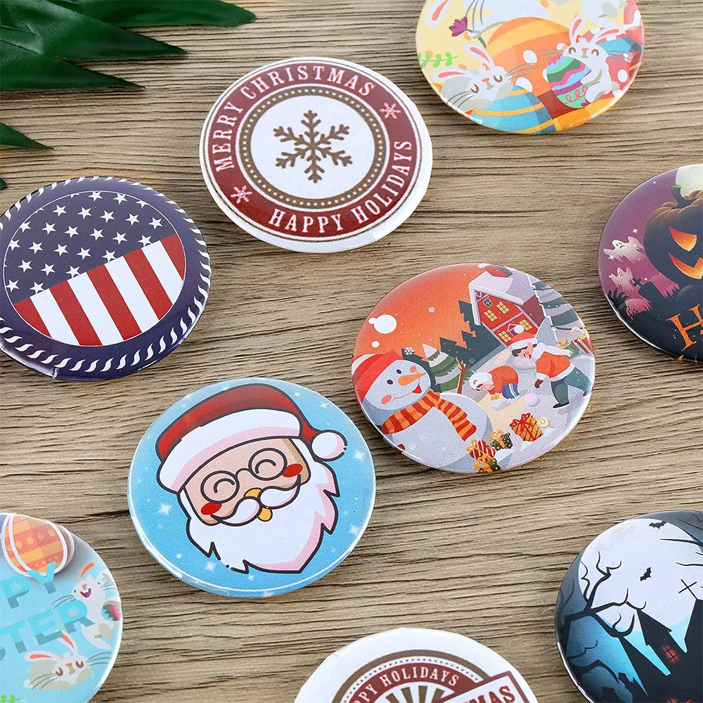 QUAFF wholesale Round Pin Badge Button Badge plastic 25mm 32mm 37mm 44mm 58mm 75mm