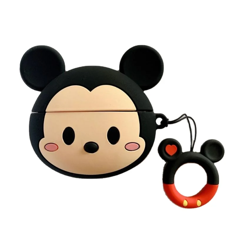
Mickey Minnie Silicone Earphone Case Shockproof Silicone Cover Protective for Airpod 