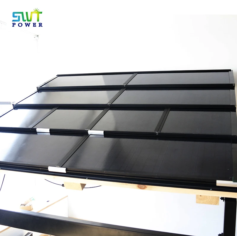 Bipv Solar Panels Glass Facade for Building Solar Panels BIPV Solar Module Integrated & Roof Tile 2 in 1 Solar Roof Tiles