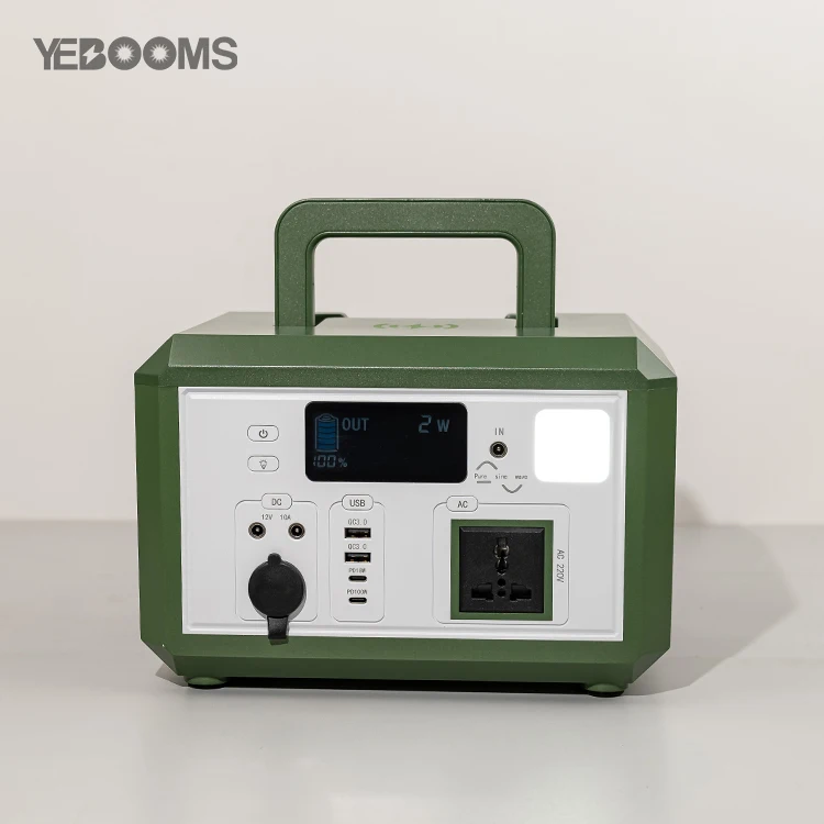 Outdoor Power Supply Portable Power Bank Stations 180Ah 576WhSolar Panels with Solar Generator for Outdoor With AC DC USB