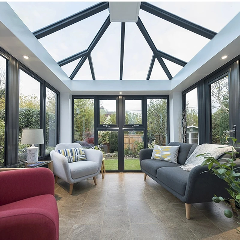 D-TOP glass bubble house hotel porch sun room automated sunroom For Swimming Pool Sun sunroom glass hous Of House