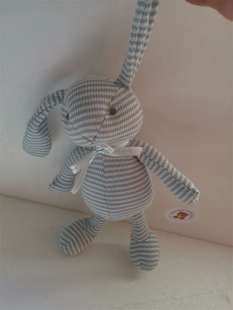 Hot Sale Kids Accompany Handmade Crochet Organic Cotton Bunny Rabbit Doll