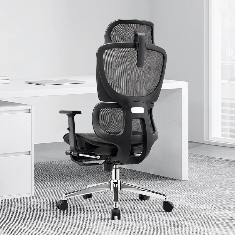 Office Furniture Chair Lifted Armrest Mesh Office Chair High Back Ergonomic Computer Desk Task Swivel Black Office Chair