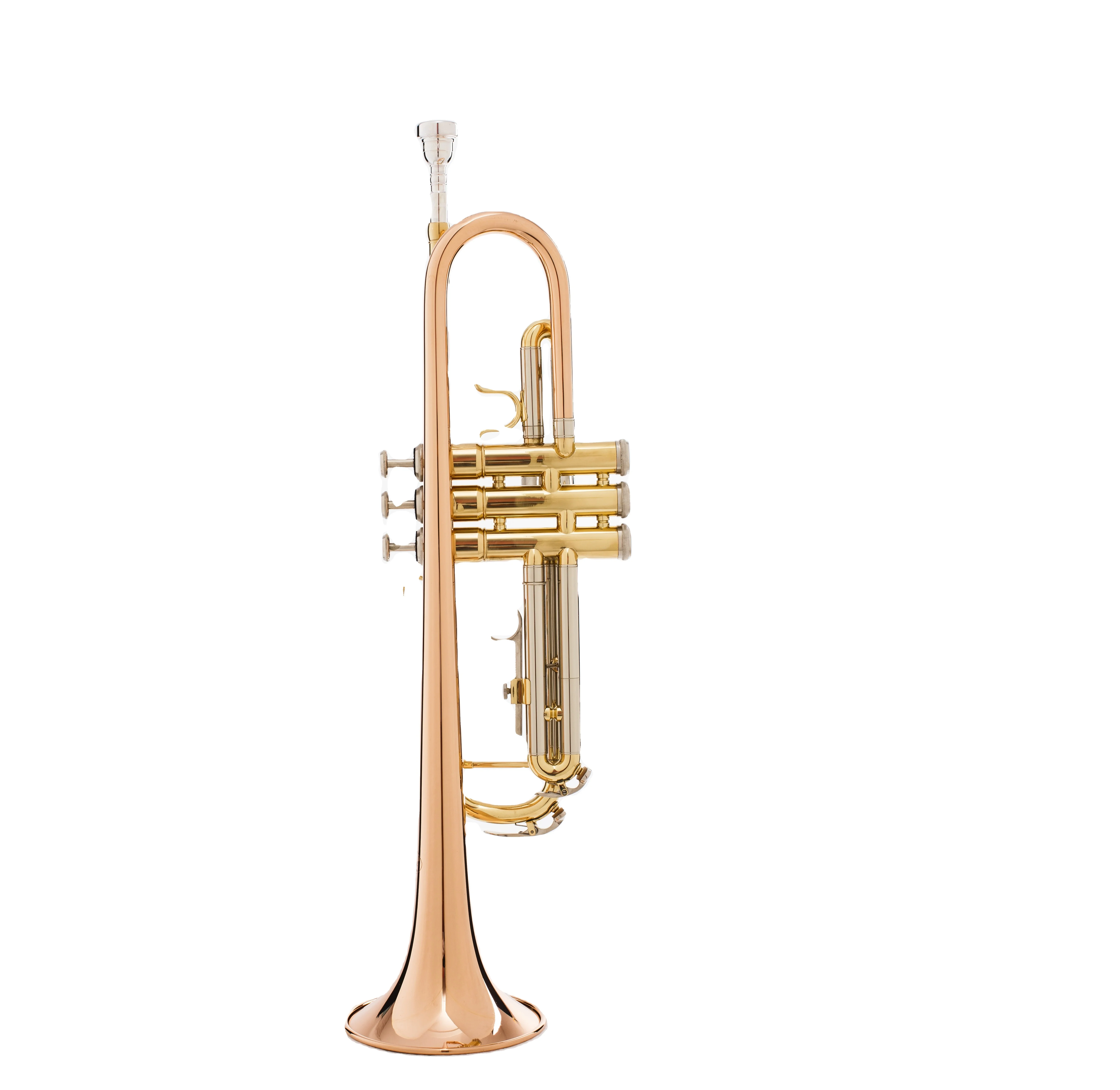 High Quality Brass Instrument Trumpet Handmade OEM For Intermediate Player wholesales