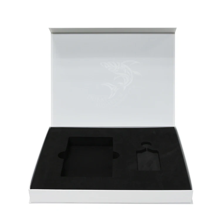 Custom Luxury Printing Colour Book Shaped Rigid Paper Box Packaging Magnetic Gift Boxes With Eva Foam Insert