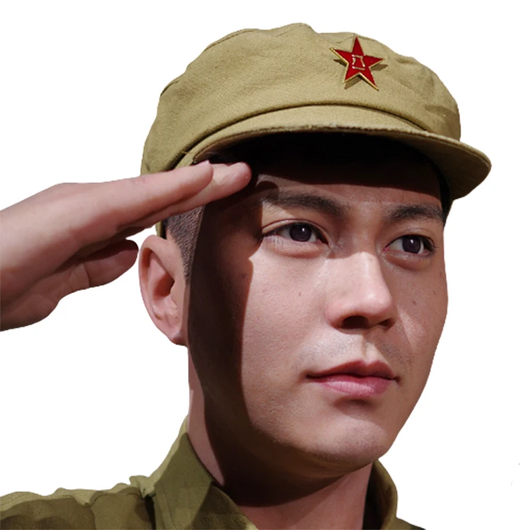 Asian Film Stars Realistic Life Size Movie Warrior Silicone Statues for Wax Museum