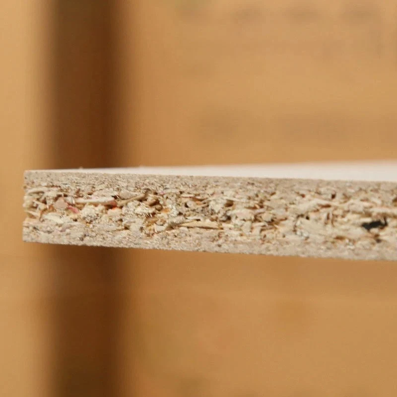 high quality 18mm white high gloss melamine Particle board melamine chipboard panel for sale