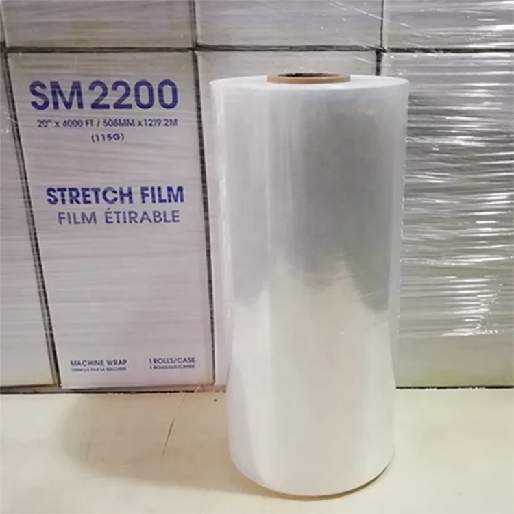 Industrial Strength Shrink Plastic wrap film stretch for unloading platform