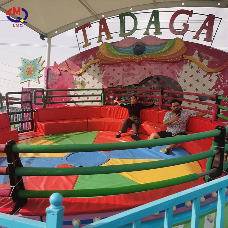 Crazy Disco Turntable Theme Park Rides Tagada for Sale