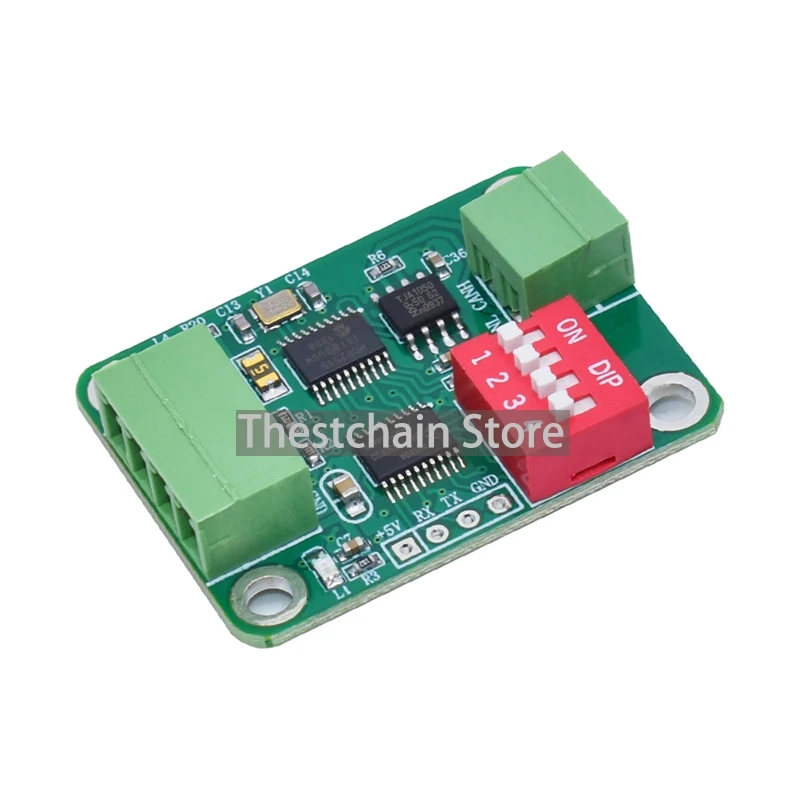 TTL serial port to CAN bus module TTL to RS232 module Serial port to CAN transparent transmission communication data module