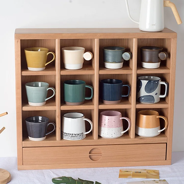 Manufacturer customized ceramic coffee mugs nordic modern under glazed printed logo pattern porcelain cups with handle