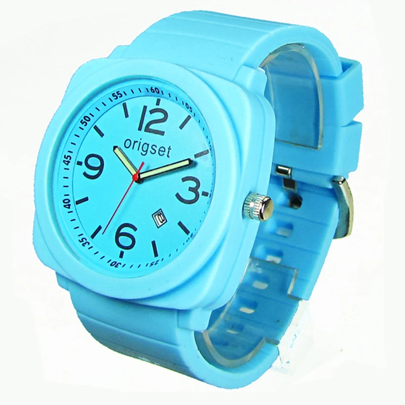 clocks logo Newest 30M Water resistant interchangeable strap watch Japan movement custom watches colorful wristwatch