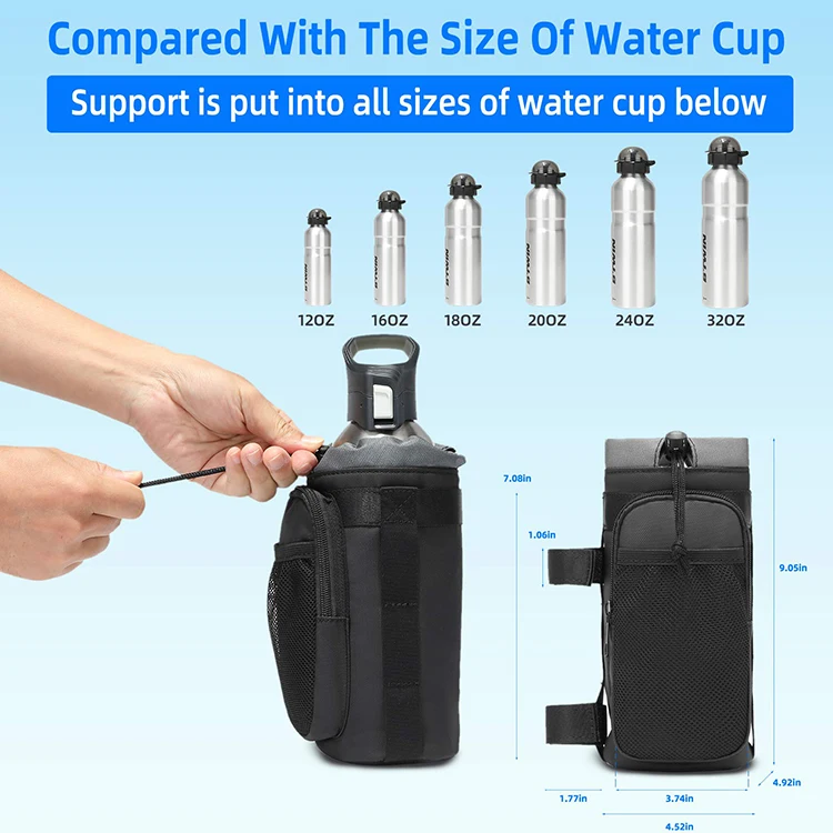 Waterproof Insulated Bicycle Water Bottle Drink Holder Bike Water Bottle Holder Bag