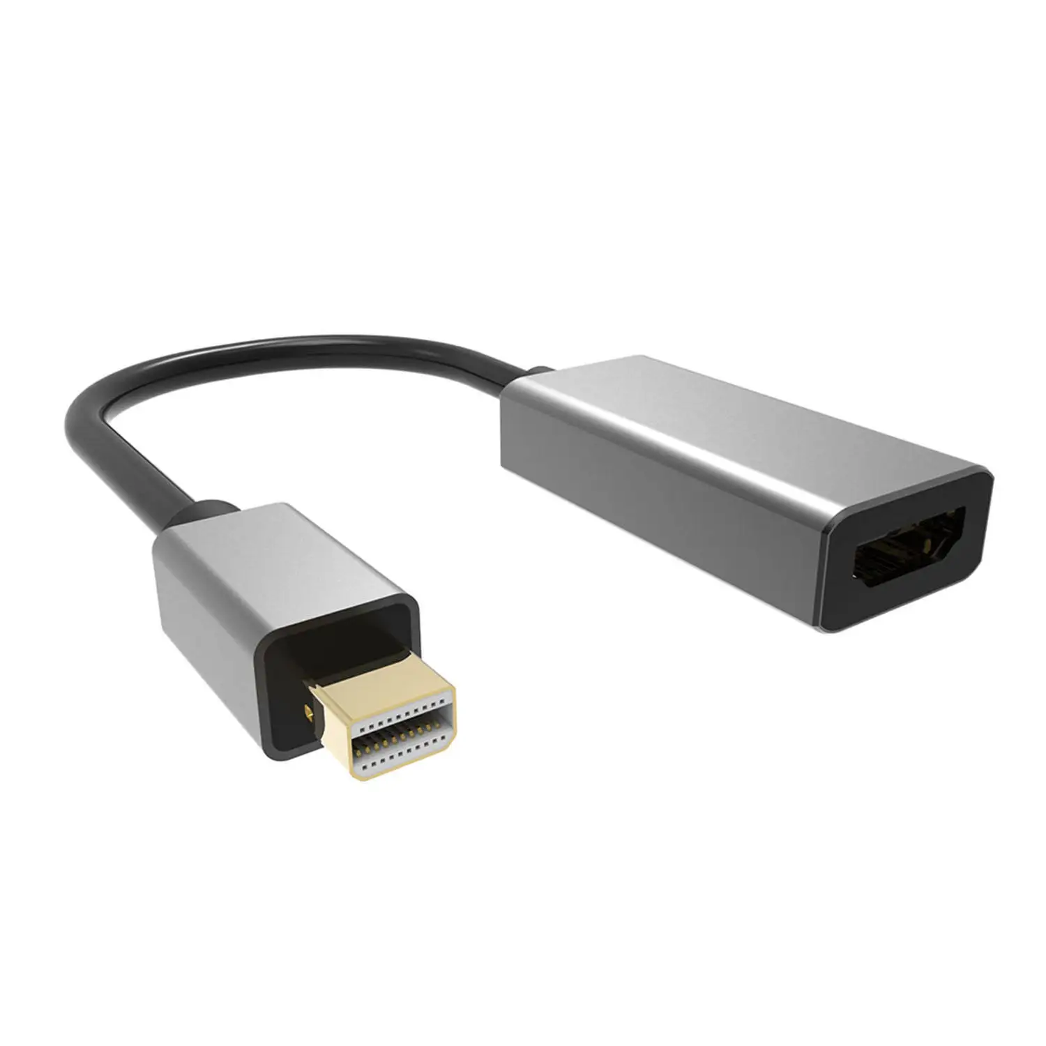 DisplayPort to HDMI Gold-Plated DP Display Port to HDMI Adapter Male to Female Compatible for Lenovo Dell HP and Other