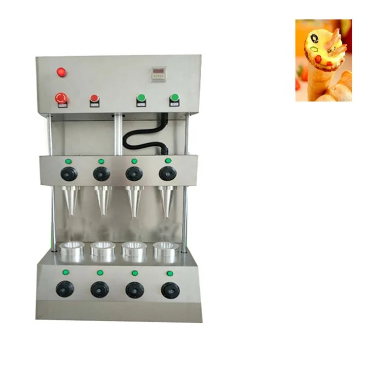 Высококачественная машина для изготовления снеков, пиццы, конусов для выпечки, конусов для мороженого, формовочная машина