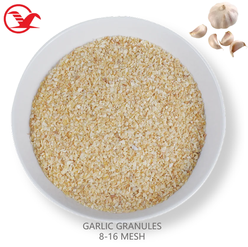 Factory Outlet Pure Garlic Granules 40-80 Mesh Dehydrated Garlic Wholesale Price 8-16/16-26/26-40/40-80/80-100/100-120