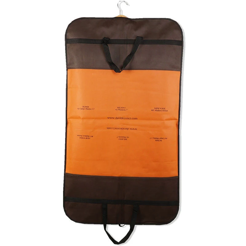 wholesale factory new  dry cleaning bridal gown carry foldable dustproof breathable garment cover big black suit bag