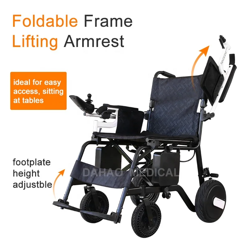 Wholesale Rehabilitation Medical Wheelchair High Quality Portable Folding Electric Wheelchair