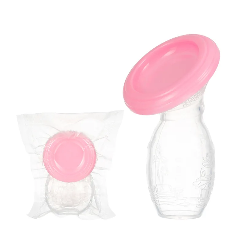Hot Selling BPA Free Silicone Manual Breast Milk Collector Breast Pump Mother Care Products