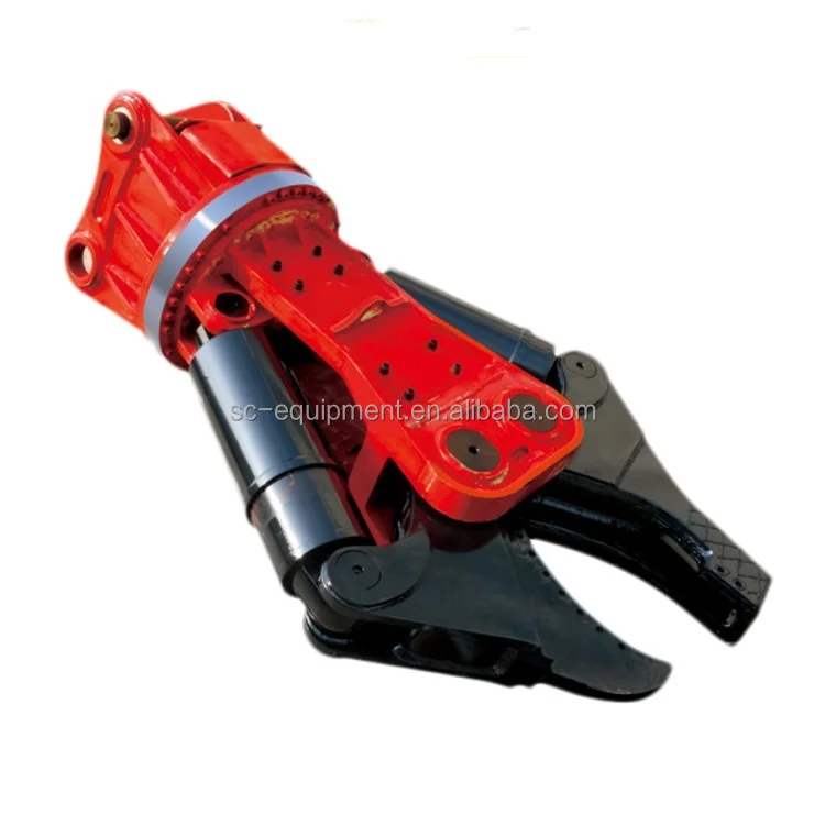 Hydraulic Steel Rails Demolition Shear Excavator Attachment New Alligator Shear Construction Farm Motor Engine Pump Gear