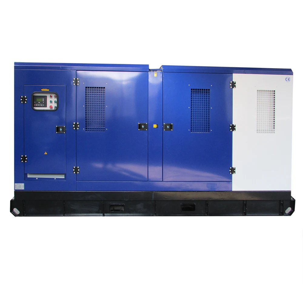  200kW 250kva Heavy Duty Water Cooling AC Three Phase Electric Start Soundproof Diesel Generator With Cummins Engine