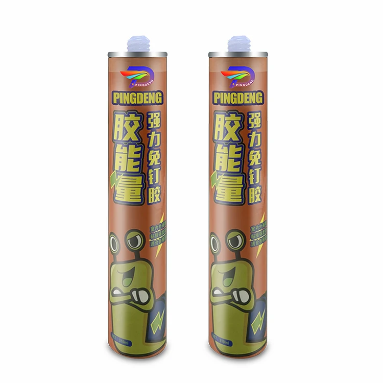 Wholesale strong adhesion heavy duty liquid nail free adhesive Glue  fast drying for steel doors pvc panel marble stone wood