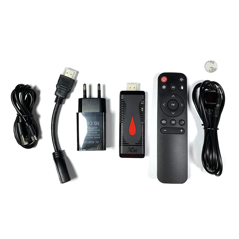 Лидер продаж Amazon ТВ-приставка на Android 10 0 X96 S400 2 ГБ/16 ГБ 4 дюйма Wi-Fi миниатюрная USB Смарт-приставка потоковая флешка