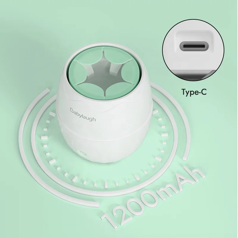 Babylaugh Wireless Portable Smart Three-Gear 360-Degree Two-Way Formula Dispensers Mixers Baby Milk Bottle Shaker