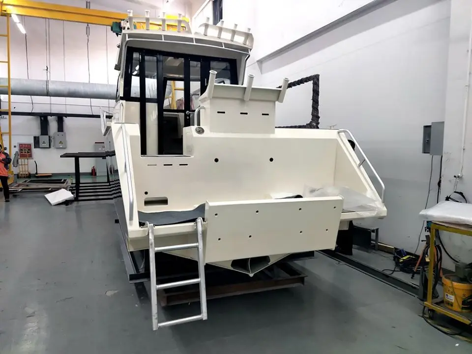 Profisher 7.5m Passenger fishing boat with engine aluminum boat brands center console boat