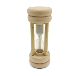 Wholesale Small Clock Sand Timer Unique Novelty Decorative Bamboo Hourglass