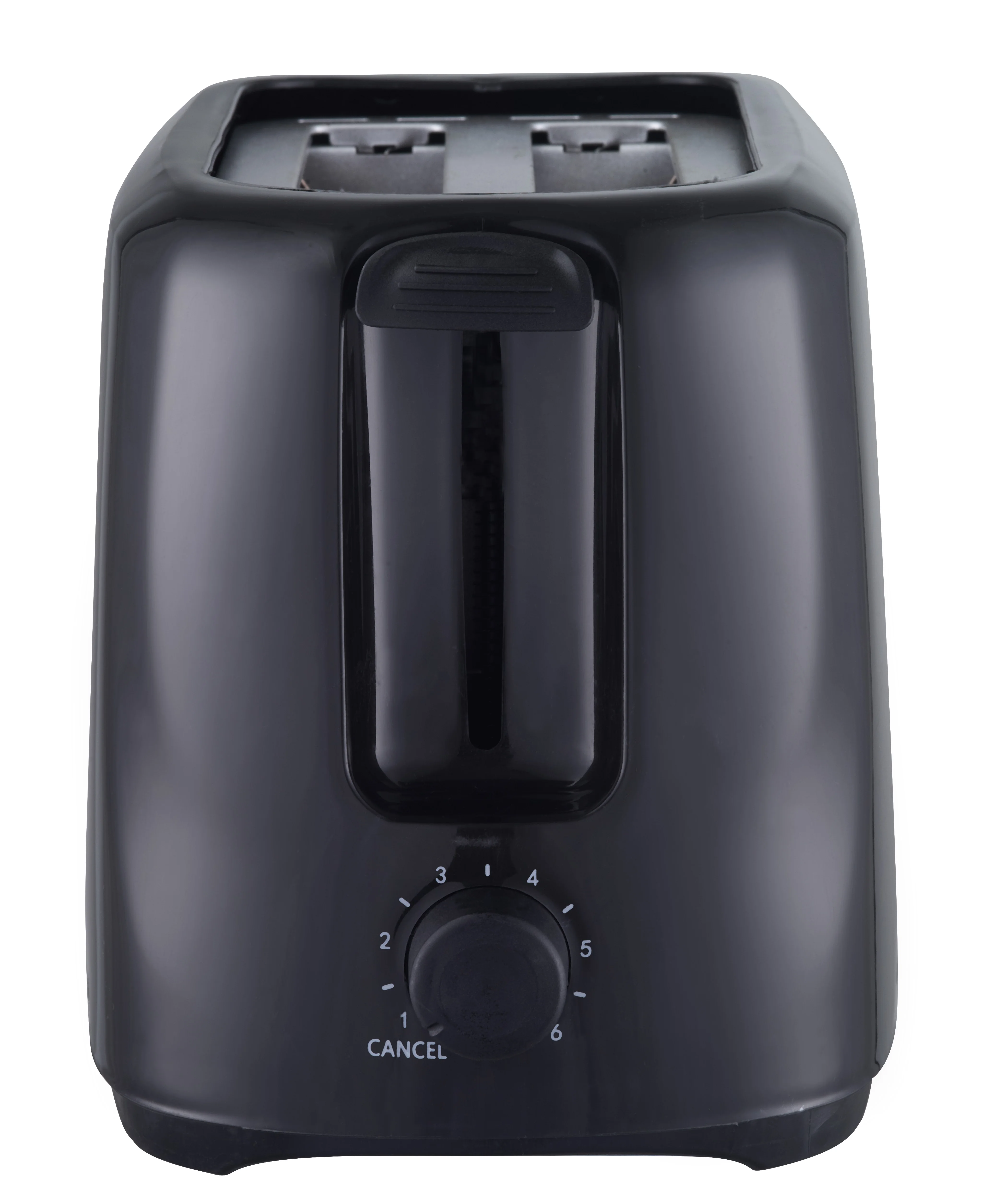 Factory Outlet Black Extra Wide Slots Auto-Shutoff 2 Slice Toaster